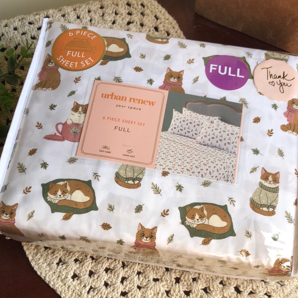 Urban Renewal Cat Print Sheet Set - FULL